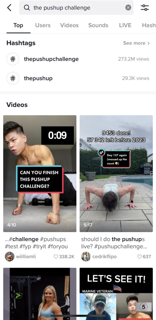 Know how to create a TikTok challenge like the viral #thepushupchallenge.