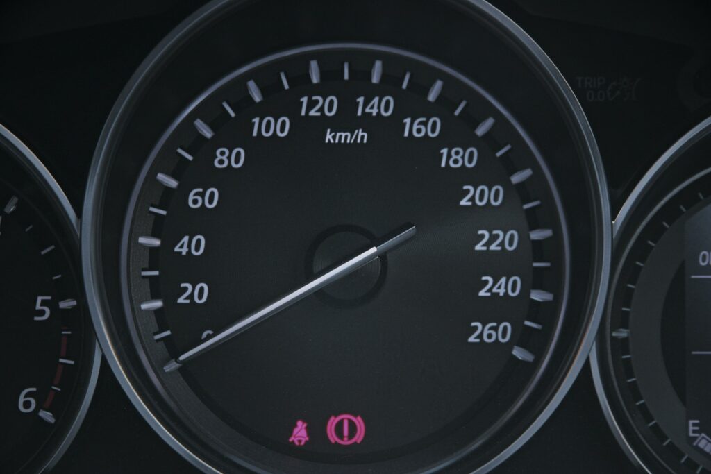 A speedometer representing brand growth by getting more TikTok followers.