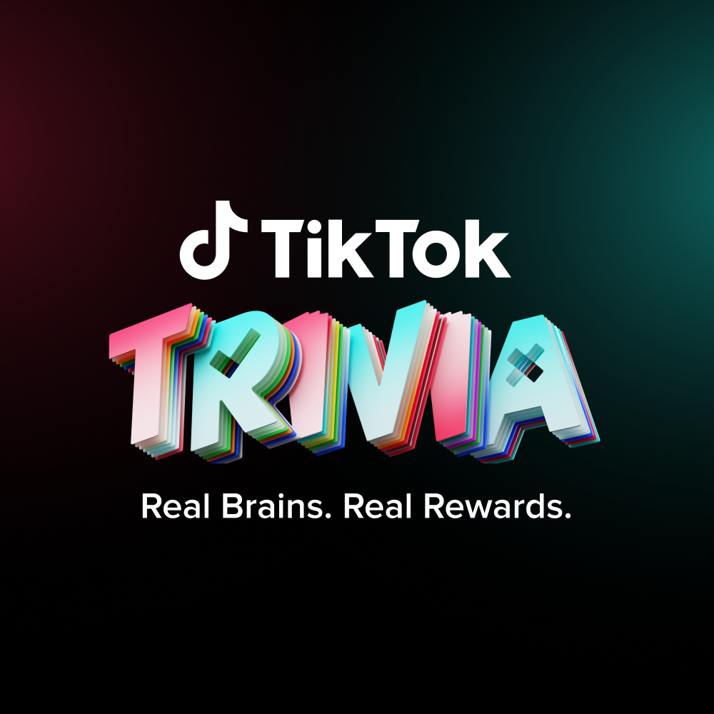 TikTok announcement for TikTok Trivia.