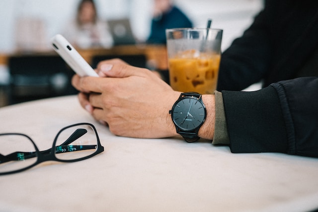 A person watching TikToks on their phone.