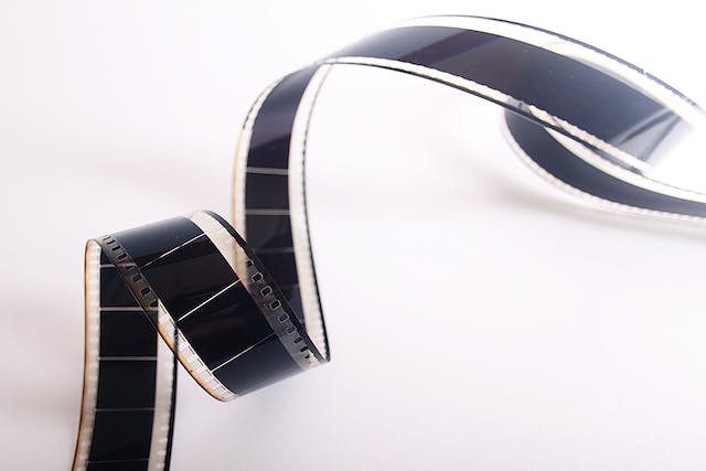 A photo of a film strip.