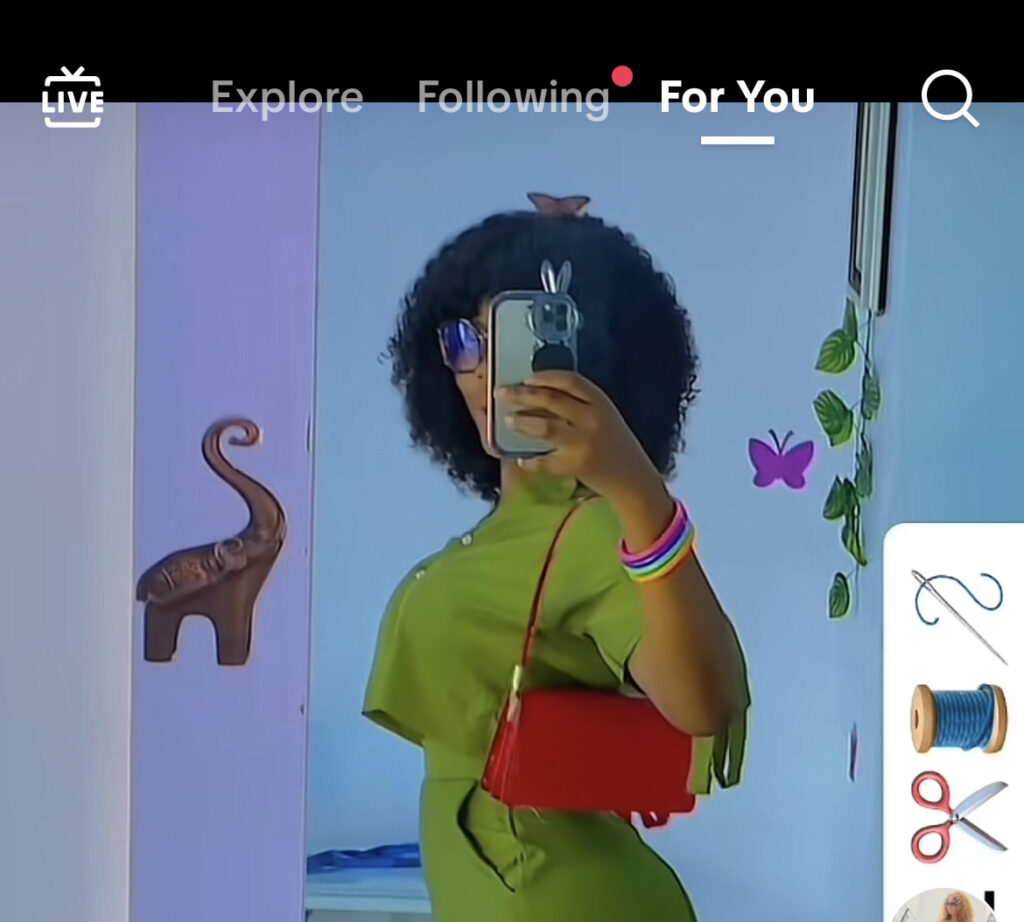 High Social’s screenshot of a TikTok “For You” Page.