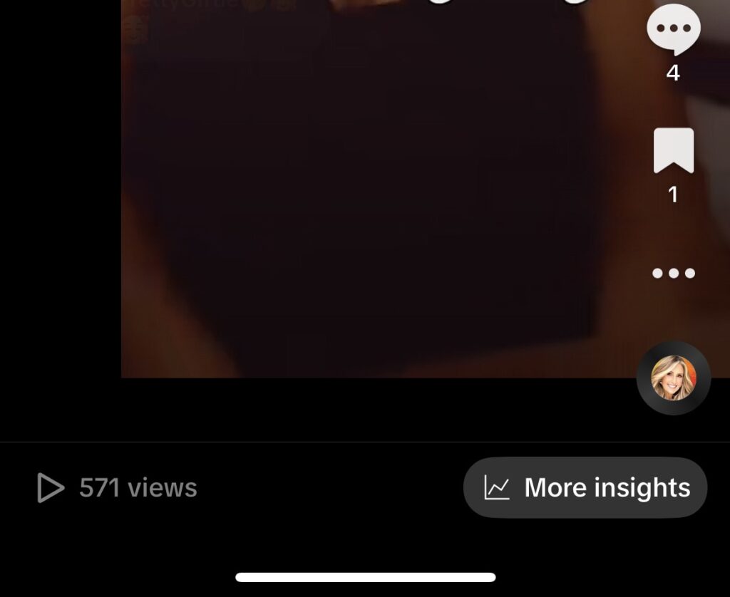 HighSocial’s screenshot of a TikTok page showing views at the bottom right.