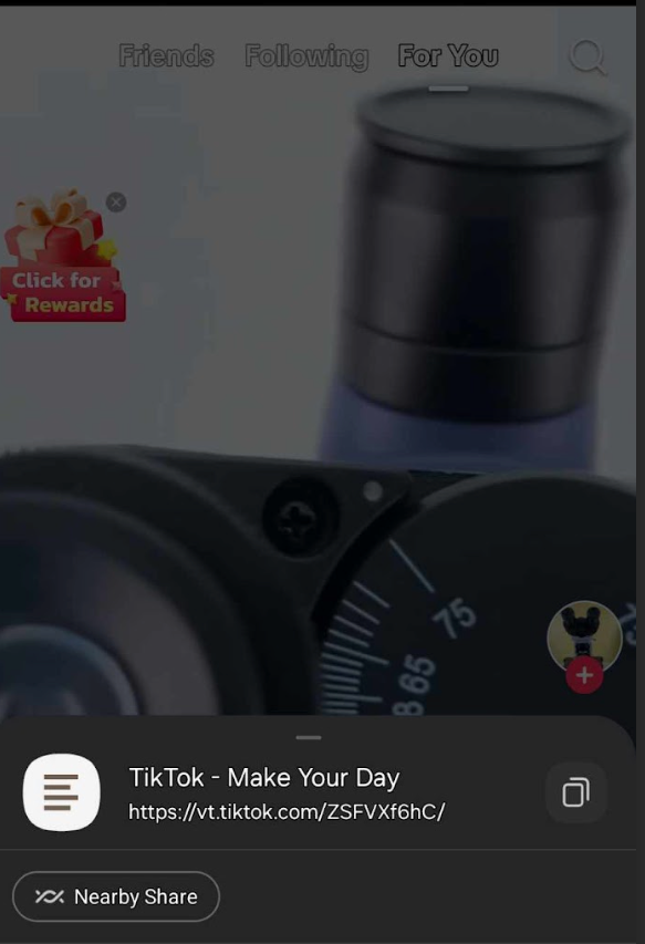 High Social’s screenshot shows where to find the copy URL option.