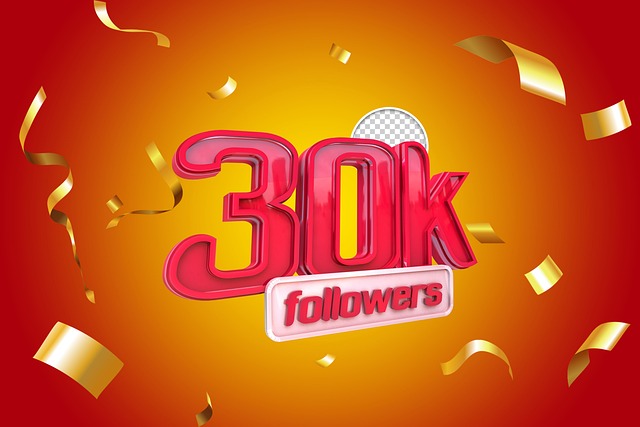A flier of a social media user celebrating 30,000 followers.