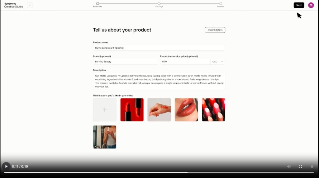 High Social’s screenshot shows Symphony Creative Studio features.
